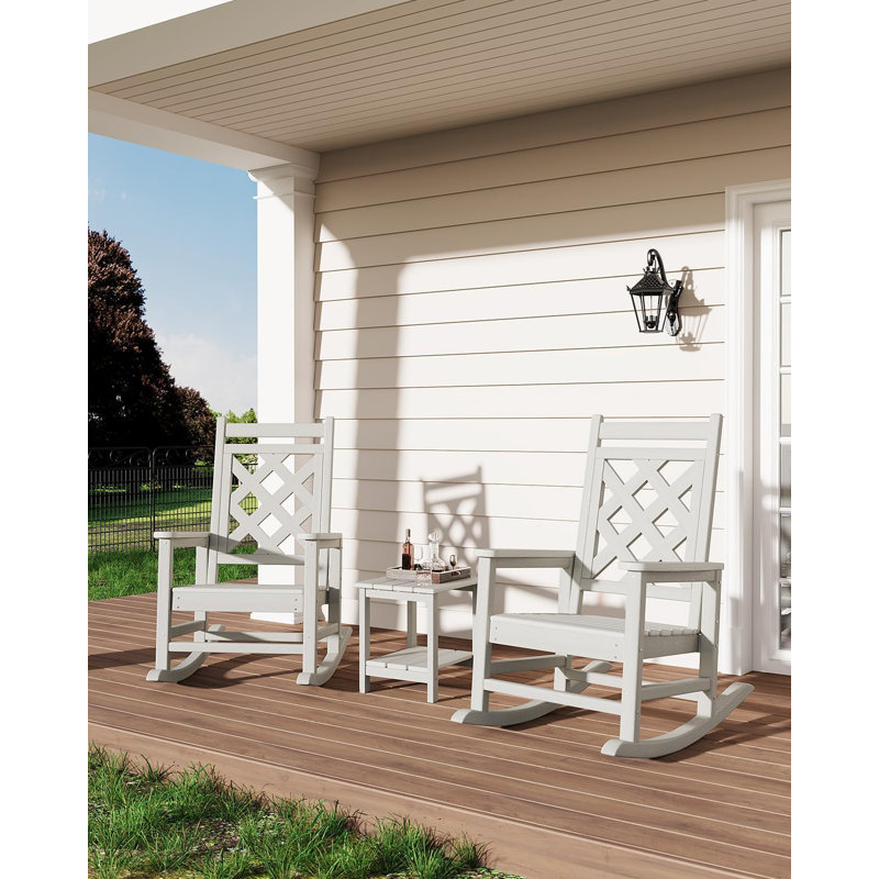 Outdoor Lounge Chair, White