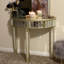 Ancuta 90cm Glass Console Table-91075860