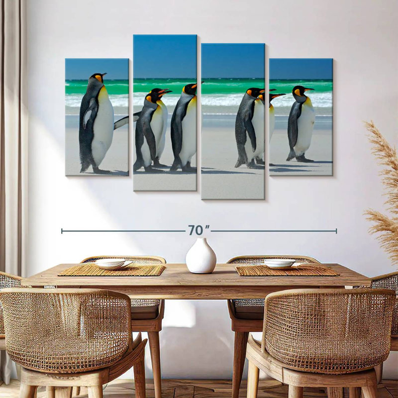 Brampt Penguin Buddies, 42" H x 68" W