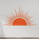 Adhésif décoratif soleil, décor de demi-soleil chambre d'enfant, autocollant d'arche de lit, adhésif mural Hedboard, autocollant mural soleil, autocollant mural soleil, autocollant mural