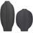 Ceramic Textured Decorative Vase Set-71134087-71134088