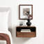 Tablette flottante en bois massif de 9 po de hauteur Langley-697422470
