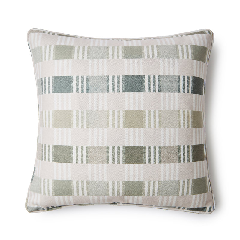 Wilson Check Cushion Cover, Green