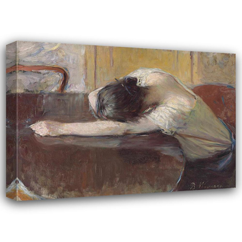 "Despair" par Bertha Wegmann - Toile tendue avec châssis, H 18 po x l 14 po