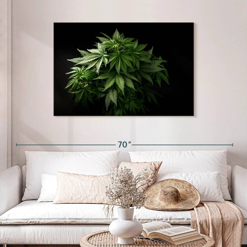 Senne Marijuana Cluster, 30" H x 45" W