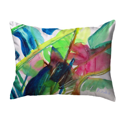 Outdoor Reversible Throw Pillow