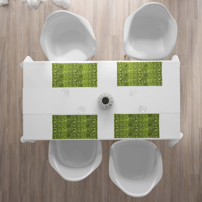 Polyester Floral Rectangle Placemat