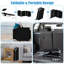 Ensemble de 2 chaises inclinables portatives avec 5 positions réglables