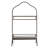 Clarinda Decorative Metal 2 Tier Tray with Handle