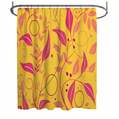 Rideau de douche Botanical Art - Illustration