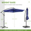 Parasol en porte-à-faux 120 po Ersheen-677052339
