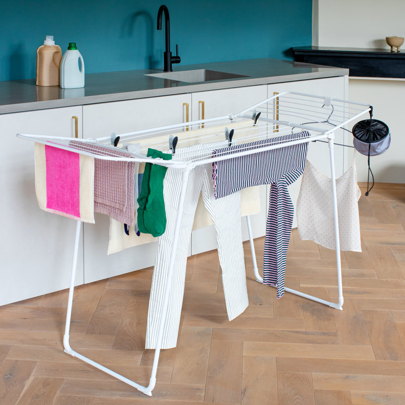 Brabantia Hangon Drying Rack Too, 97cm H x 159cm W x 58.8cm D, White