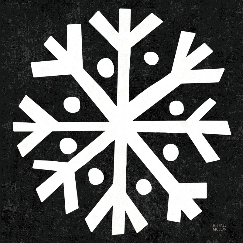 Azore " Christmas Whimsy Snowflake " by Michael Mullan, 12" H x 12" W