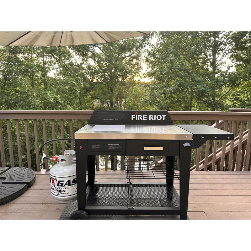 Outdoor Propane Wok Cooking Station