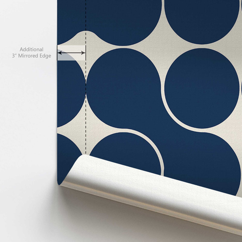 Impression sur toile sculpturale à géométrie bleue, H 12,75 po x l 8,75 po, Chrome poli