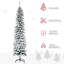 Arbre de Noël artificiel enneigé 6 pi avec des branches réalistes et 395 pointes