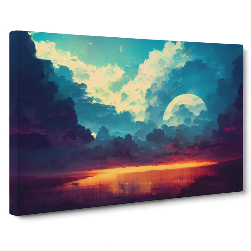Magnificent Cloud - Wrapped Canvas Painting