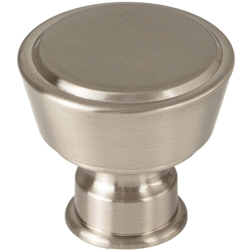 Regent's Park Conical Knob, Brushed Satin Nickel