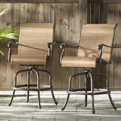 Germano Metal Outdoor 28.35'' Bar Stool
