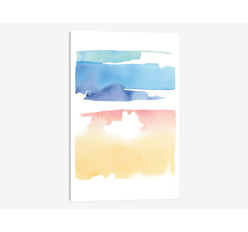« waterslide fusion », reproduction d’impression sur toile tendue, H 26 po x l 18 po x P 1,5 po, Toile tendue, Pas de tapis