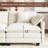 George 111.5" Modern 4 Seat Chenille L Shaped Modular Sectional Sofa With Ottoman-1640130967