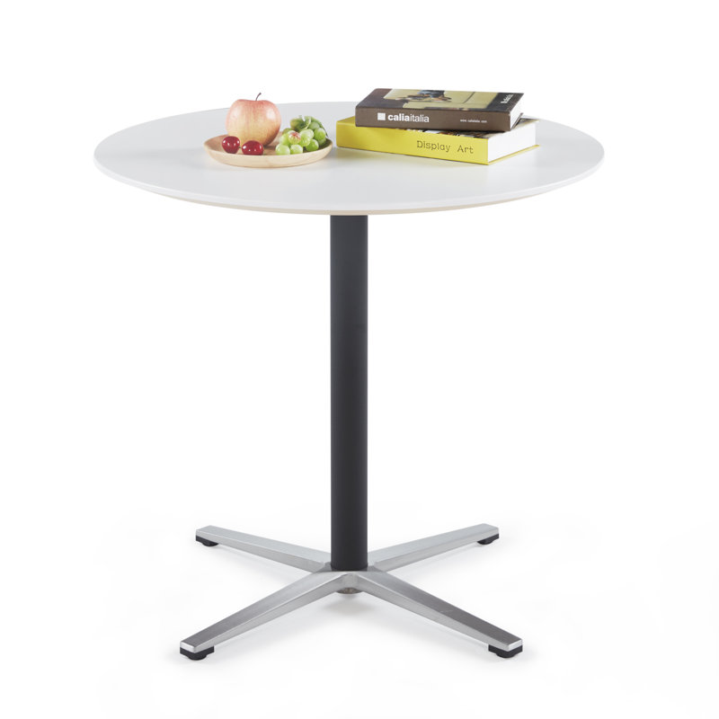 Stines Round Dining Table, Red Apple, 75cm H x 80cm L x 80cm W