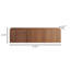 Meuble-lavabo flottant mural luxueux 48 po Luxury