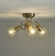 JUNO SATIN NICKEL 3LT CEILING FITTING