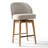 Swivel Upholstered Counter Stool-841093881