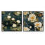 Dalke - Ensemble de 2 collages carrés botaniques abstraits-101861937-101861938