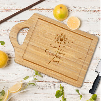 Some See A Weed Some - 1 Piece Bamboo Cutting Board