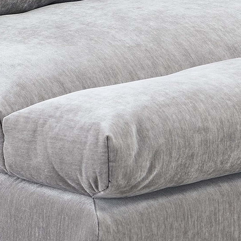 Fauteuil de chambre l 32,75 po Seeram, Gris clair