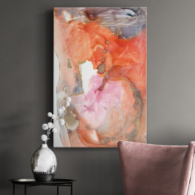 Lighting the Way II - peinture sur toile tendue, H 60 po x l 40 po x P 1 po