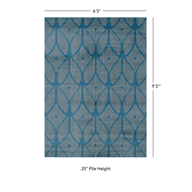 Capri Geometric Indoor Rug, Rectangle 6'5" x 9'3"