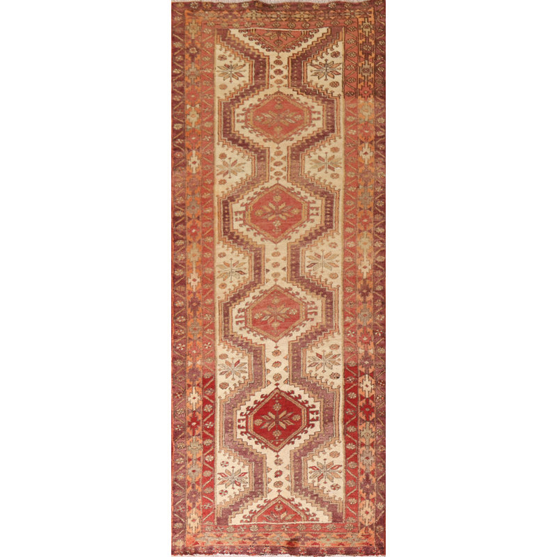 Handmade Wool   Runner Rug 3x10