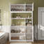 Armoire de rangement autoportante 78,7 po avec tablettes ouvertes