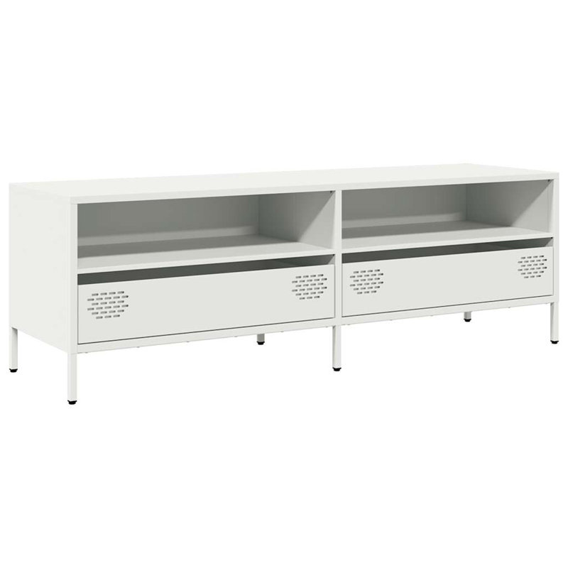 Azahria Unfinished TV Stand for TVs up to 24", White
