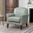Shalisia 32'' Wide Upholstered Genuine Leather Armchair-697261951