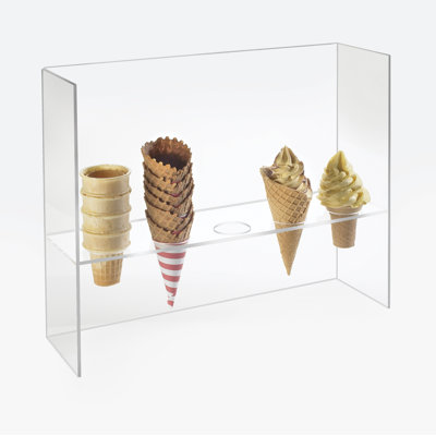 Acrylic Cone Holder with Guard