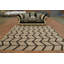 Beige Geometric Chevron Modern Area Rug 8x10