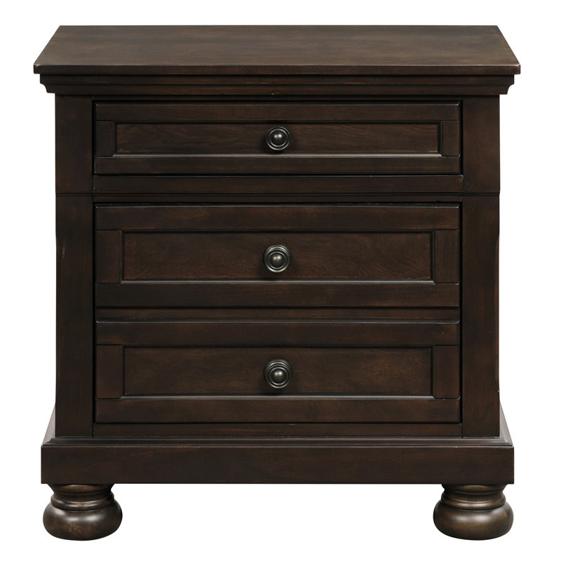 Dianna 28'' W Nightstand, Brown Mix