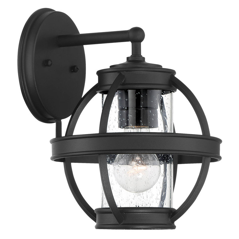 Lanterne murale d'extérieur Cranleigh Sand Coal, H 11,25 po x l 8,5 po x P 9,25 po, 60