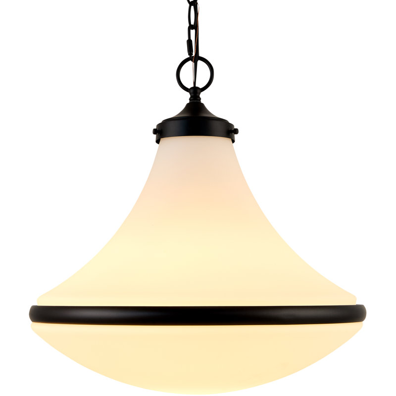 Luminaire suspendu Galey Alix x Livabliss Colleen , Noir mat, H 79,75 po x l 17 po x P 17 po
