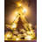 Sallisaw Metal Christmas Silhouette with LED String Lights