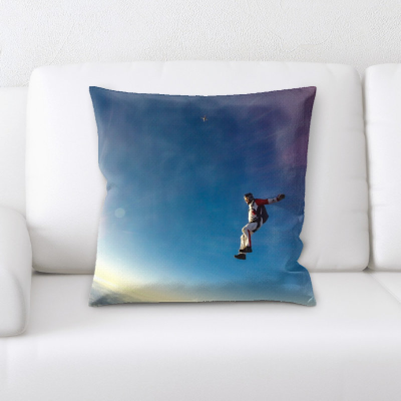 Microsuede Throw Pillow