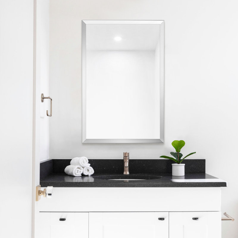 Selig Flat Wall Mirror, 76.2cm H x 55.9cm W