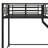 Allaben Metal Bunk Bed With Ladder And Guardrail-1229065790