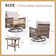 Vivek Premium All-Weather Wicker 2 - Person Patio Conversation Sets with Cushions