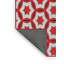 Tapis géométrique rouge / marron-844773092