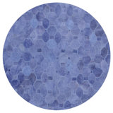 Art Hide Cowhide Area Rug in Blue